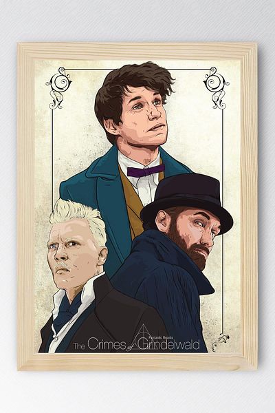 Saturn Pictură înrămată cu monștri fantastici - Poster de afiș de film