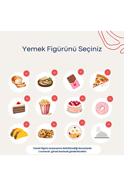 YAPIŞKAN STORE İşletmeye Özel Afiyet Olsun Sticker Etiket - 24 Adet - 4x4cm Mat Beyaz Yapışkanlı Kağıt