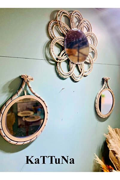 kattuna Bohemian Daisy Mirror Wall Decoration Product Set of 3