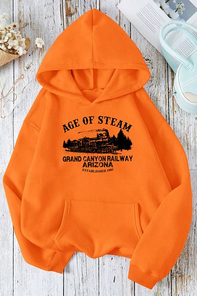uyguntarz Φούτερ με στάμπα Age Of Steam