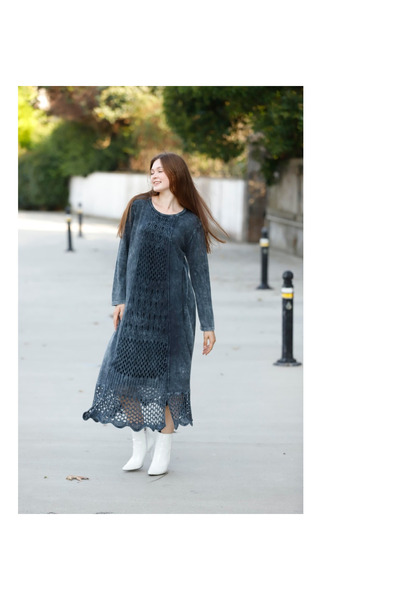 Fibula Etnik bohem ve otantik tarz bisiklet yaka antik yıkama %yüz pamuk stan...