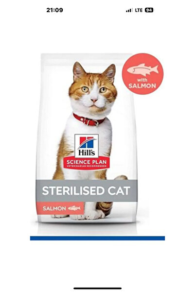 Hill's Somon Balıklı Kısırlaştırılmış Yetişkin Kedi Maması 10 Kg