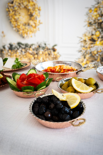 ANTEP DÜNYASI Mini Breakfast Set of 3 - Copper