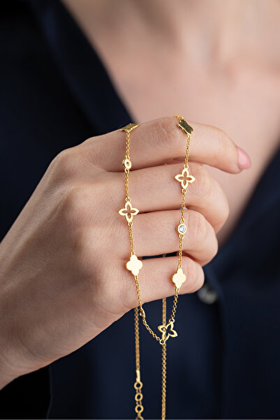 Silvano Jewelry 925 Ayar Gümüş Trend Model Kolye