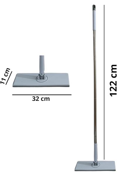 Single Lazy Mop - Self-Receive Cloths and Click Mop for Surface Cleaning