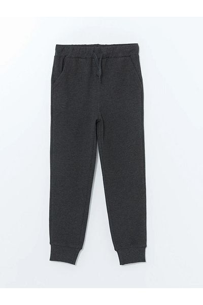 LC Waikiki LCW Kids Anthracite Boy's Jogger Sweatpants με ελαστική μέση