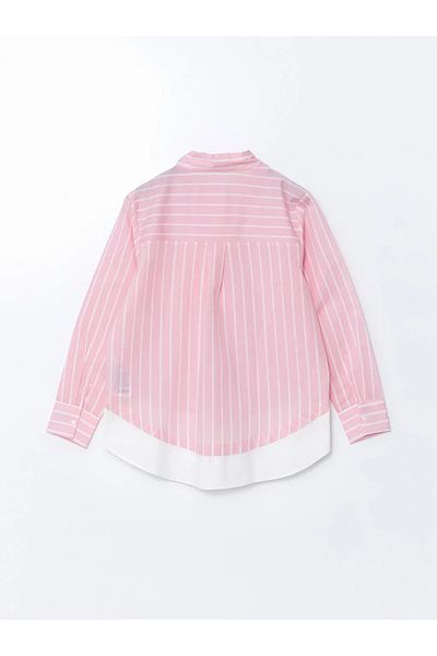 LC Waikiki Cămașă LCWAIKIKI Classic Poplin cu dungi pentru femei