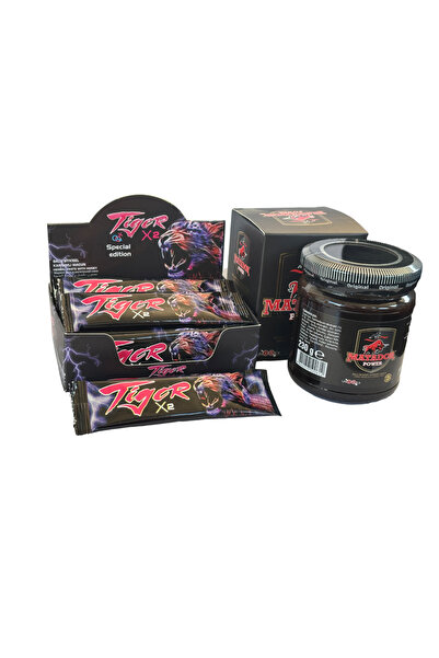 tigerX TİGER X2 12 ADET 10 GR, MATADOR POWER 230 GR KAVANOZ MACUN