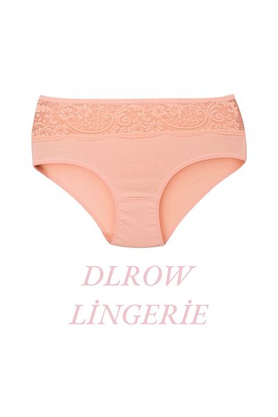 DLROW Women's 5-Pack Lace Front High Waist Briefs