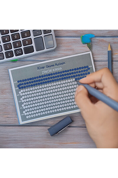 Zone Design 4 Adet Zinciri Kırma Takip Kartı