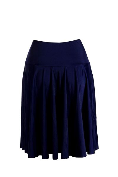Endeep Navy Blue Women's Long Sea Skirt