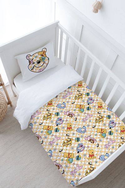 Tuğba Kuğu Baby Size Duvet Cover Set (100X150) - Cartoon Series - Cute Bear Pattern