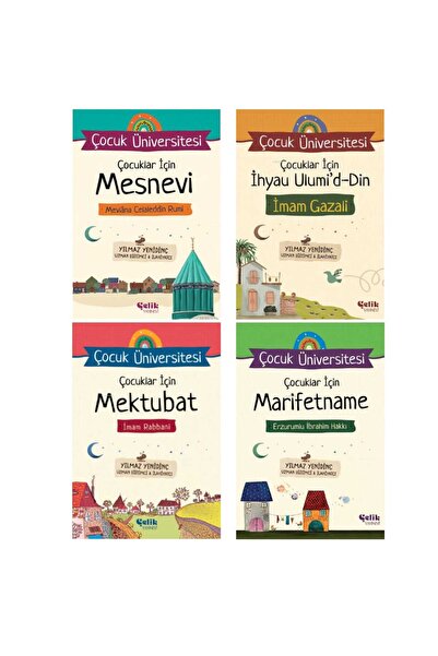 Çelik Yayınevi ÇOCUK ÜNİVERSİTESİ; ÇOCUKLAR İÇİN MESNEVİ, MEKTUBAT, MARİFETNA...