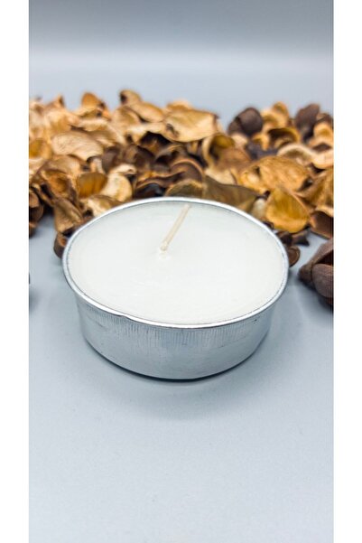 Pars Tealight Mum Silver Boy Soya Parafinli 500 Adet Beyaz Dekoratif Büyük Bo...