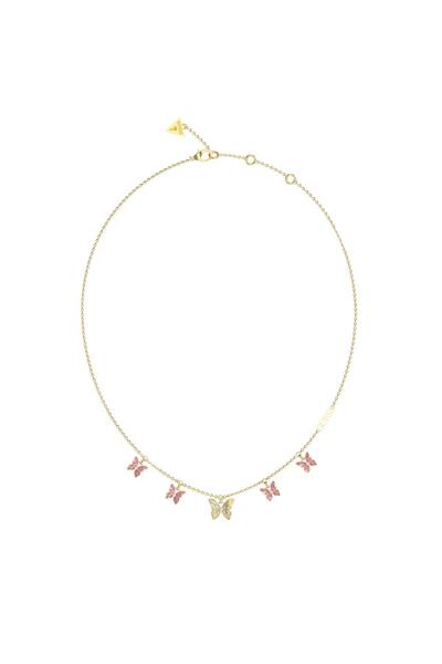 Guess Jgujubn04101jwyglptu Kelebek Kadın Kolye