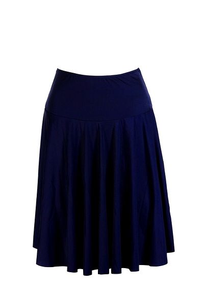 Endeep Navy Blue Women's Long Sea Skirt