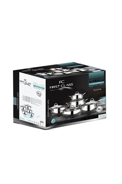 First Class Ymn Mutfak First Class 10 Piece Steel Cookware Set