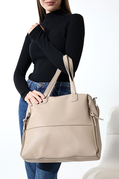 Moda azza GEANT DE UMĂR DE FEMEIE DE MĂRIME MARE, OCAZIONAL, DESCHIS, DE VISON