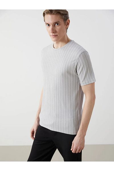 LC Waikiki Tricou cu mânecă scurtă cu dungi LCW Vision pentru bărbați
