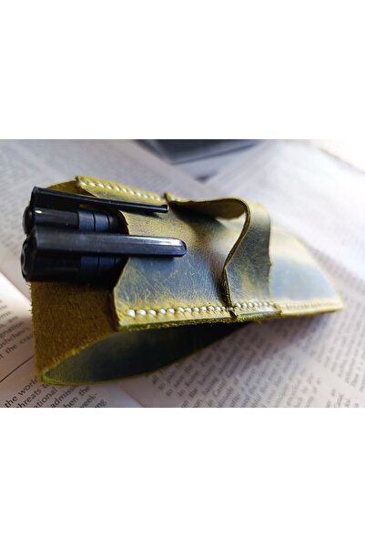 Mahfuz Crazy Hors 27 Cm 6 Cm Genuine Leather Pencil Case - for Your Special Pens