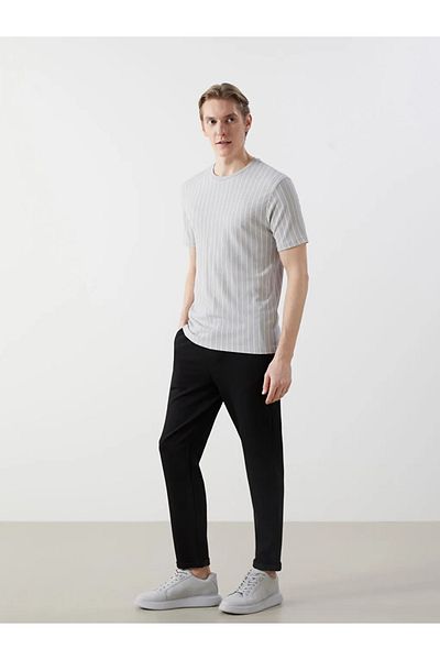 LC Waikiki Tricou cu mânecă scurtă cu dungi LCW Vision pentru bărbați