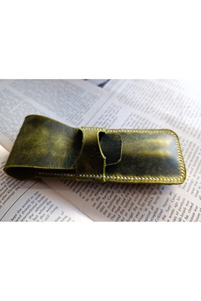 Mahfuz Crazy Hors 27 Cm 6 Cm Genuine Leather Pencil Case - for Your Special Pens