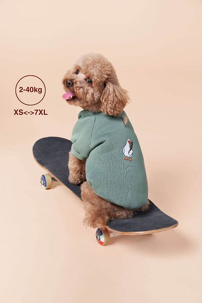 salya store Small, Medium and Large Breed Dog Apparel, Duckdash Dog Sweatshirt