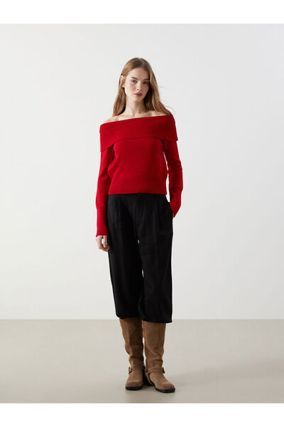 LC Waikiki Kayik Yaka Kadin Triko Kazak - W4EG02Z8