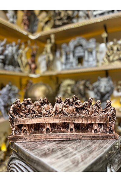 Genel Markalar Son Akşam Yemeği Heykel Biblo 13x30 cm