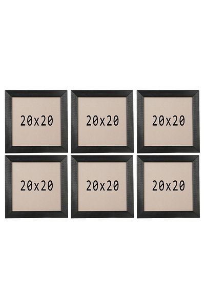asel sanat Square Frame - Square Photo Frame - 6 Li 20X20 Photo Frame