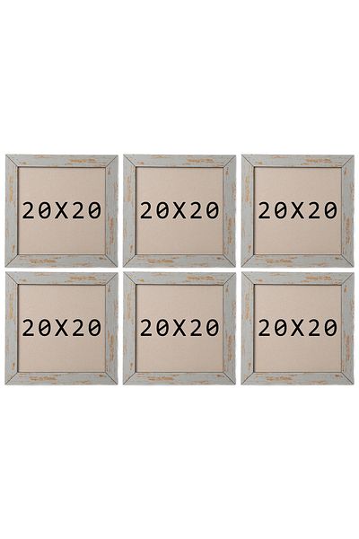 asel sanat Square Frame - Square Photo Frame - 6 Li 20X20 Photo Frame