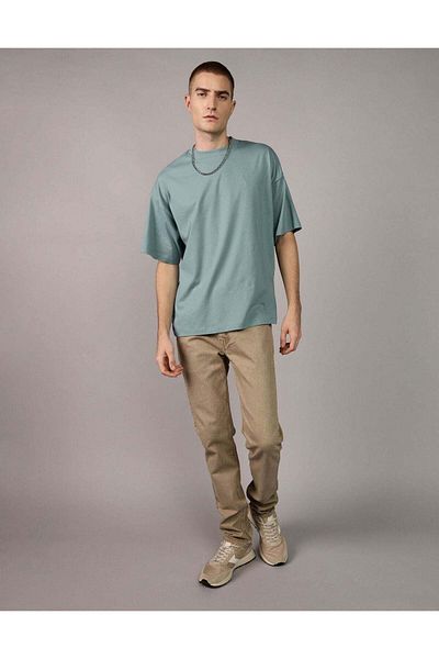 AMERICAN EAGLE AE Oversized Crewneck T-Shirt