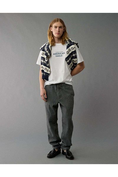 AMERICAN EAGLE AE Logo Graphic T-Shirt