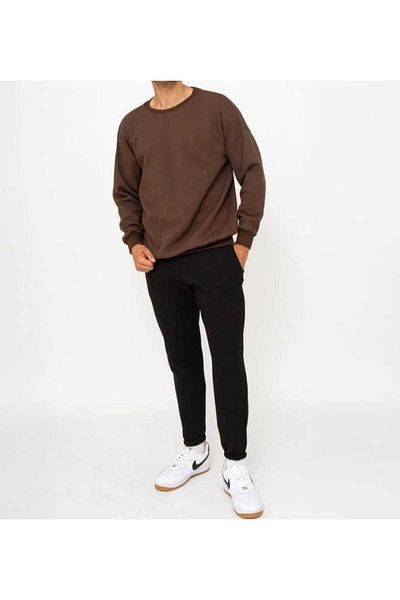 DWN WEAR Crew Neck 3 Thread Raised Tracksuit Set
