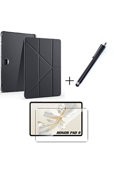 İncisoft Huawei Honor Pad 9 2024 12.1 inç Kalem Bölmeli Standlı Kılıf + Ekran...