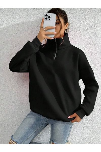 Bolders Outdoors Half Zipper Basic Sweatshirt
