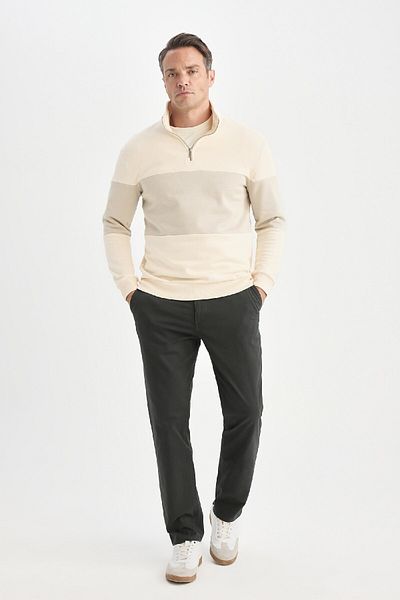 DeFacto Chino Canvas-Hose mit geradem Bein D7349AX25SP