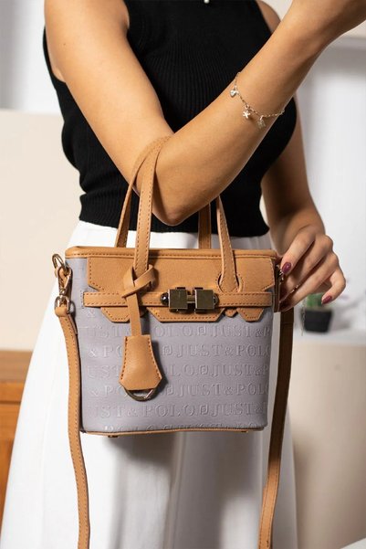 Just Polo Organized Internal Structure Women's Hand and Shoulder Bag
