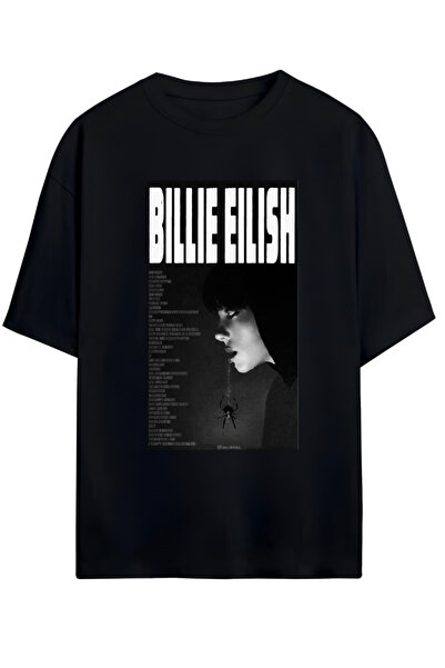 MAGORS TRICOU OVERSIZE DIN BUMBAC, DESIGN UNISEX, BILLIE EILISH