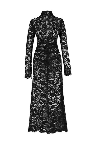 laulei Rochie lungă din dantelă