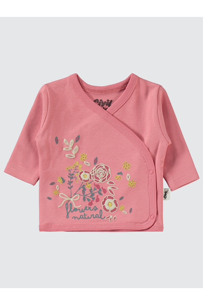 Civil Baby Rose Colored 4-Piece Bodysuit Sets - Baby Girl