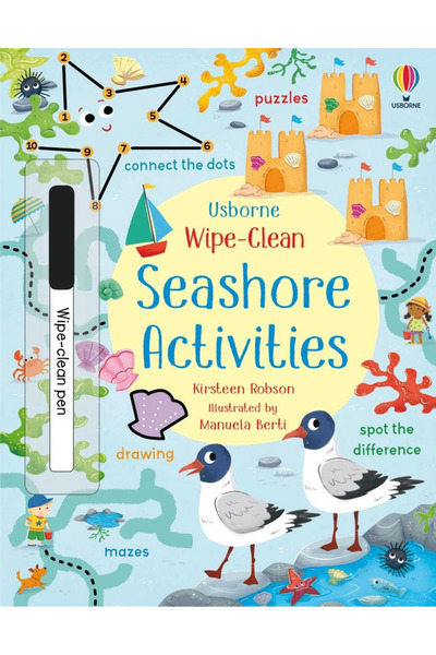 Usborne Wipe-Clean: Seashore Activities / Kirsteen Robson / Usborne / 9781474...
