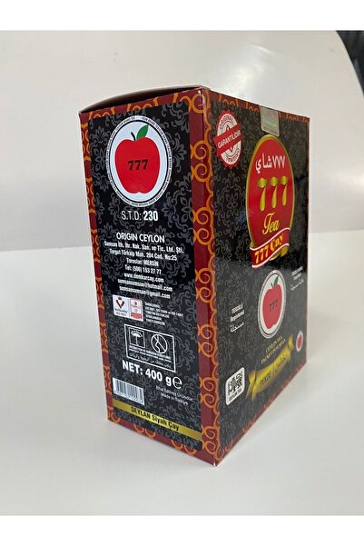 777 Kutu Siyah Ithal Çay 400 gr pokeo