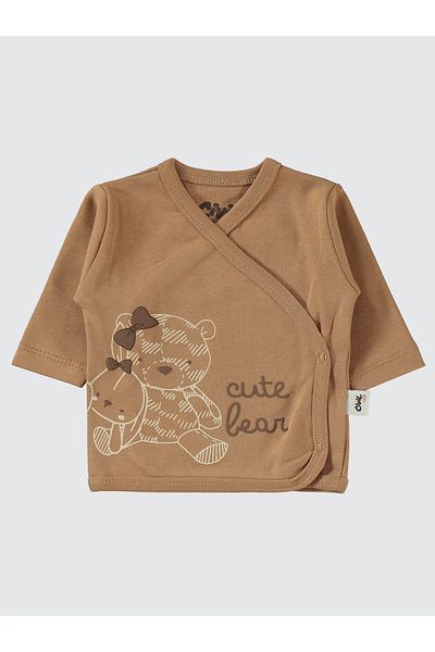Civil Baby Brown 4-Piece Bodysuit Set - Baby Girl