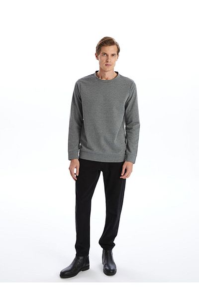 LC Waikiki Crew Neck Long Sleeve Men's Sweatshirt