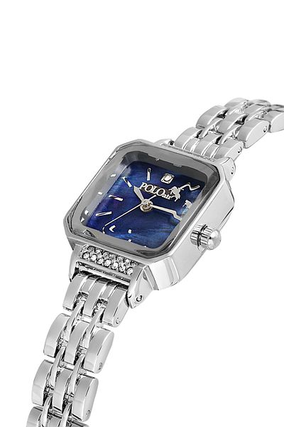 Polo Air Silver Navy Vintage Women's Wristwatch - Pl-1498B2X