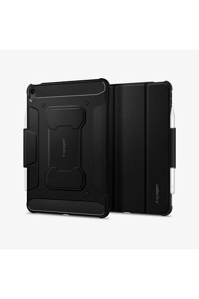 Spigen iPad Air 11" Rugged Armor Pro أسود - ACS02054