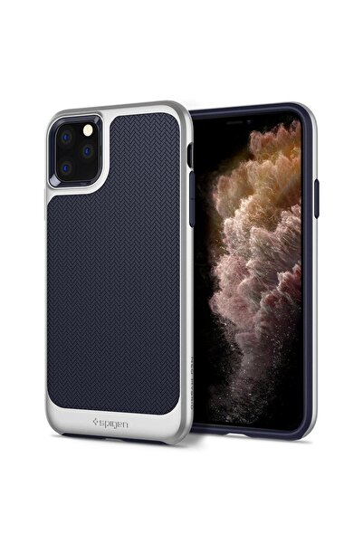 Spigen Apple iPhone 11 Pro Kılıf Neo Hybrid Satin Silver - 077CS27245