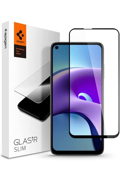 Spigen Xiaomi Redmi Note 9 / Redmi Note 9T Cam Ekran Koruyucu Tam Kaplayan GL...