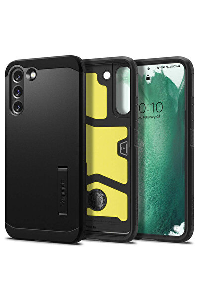 Spigen Θήκη Galaxy S22 Plus 5G Ανθεκτική Θωρακισμένη με Βάση Στήριξης Μαύρη -...